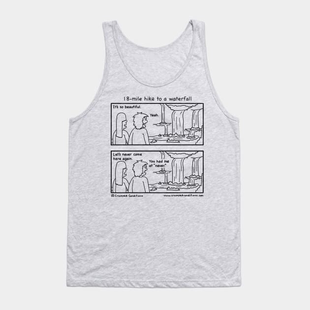 18-mile hike to a waterfall Tank Top by crampedconditions